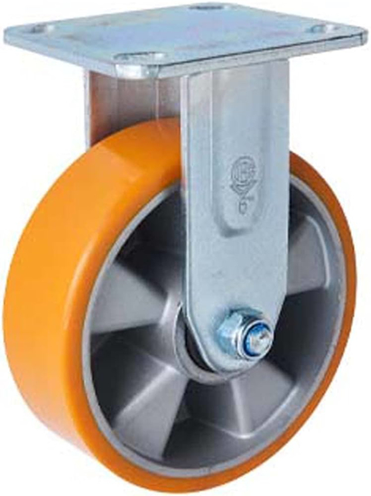 Imagen de RUEDA FIJA 6 X 2" POLIURETANO AMARILLO CAPACIDAD 360kg